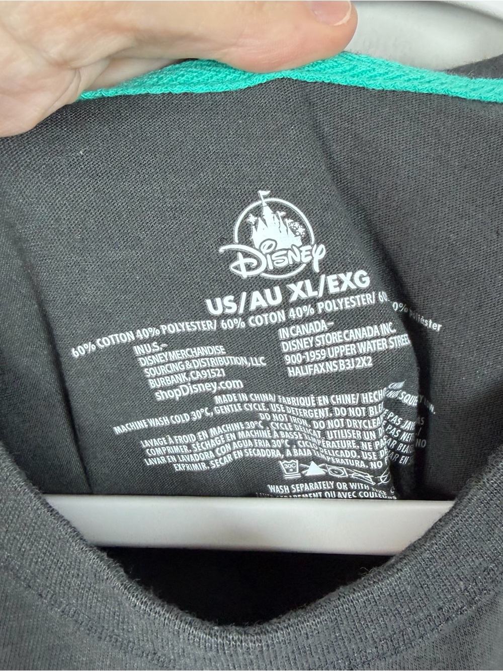 2022 Disney Parks Cinderella Black Castle Tie Dye Splash Tank Top Shirt XL - Picture 2 of 7
